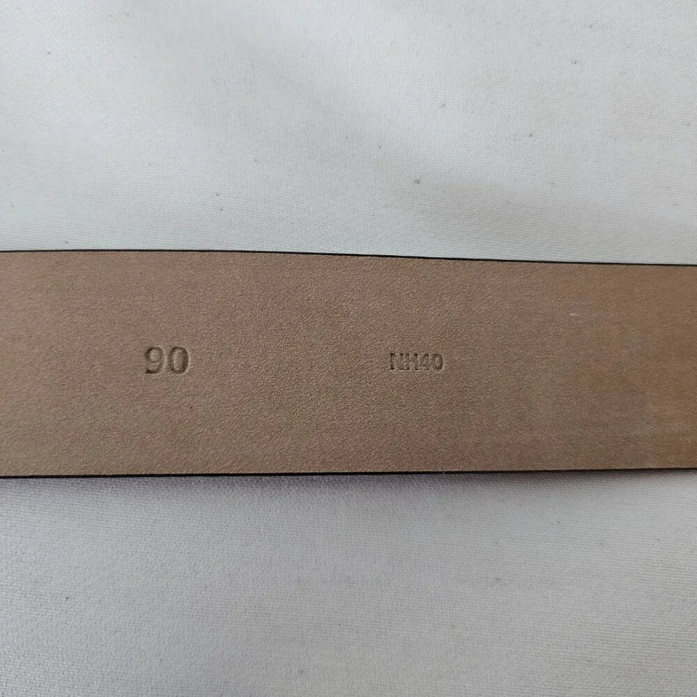 Tod’s Brown Leather Belt – Gold Hardware – Size 90 (US 34–36) - Picture 13 of 15